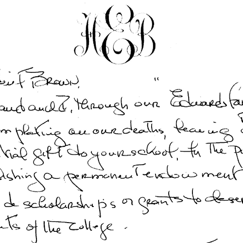 Helena Balfour Edwards Endowed Scholarship 